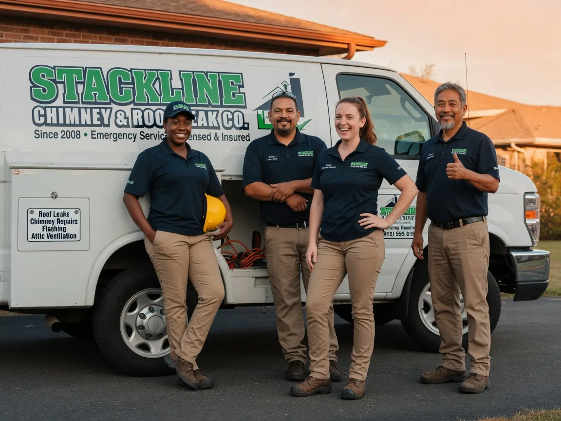 Chimney flashing repair company in Nakina, NC